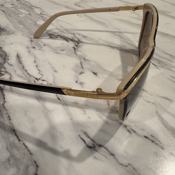 RALPH RA5203 1090/13 Cat Eye Black Gold Polarized Brown Women READ - Picture 2 of 9